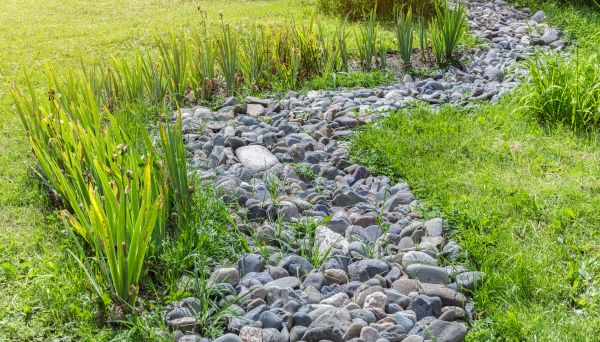 River Rock Garden Installation in Walla Walla