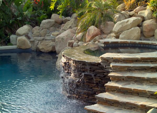 Rock Water Feature Install