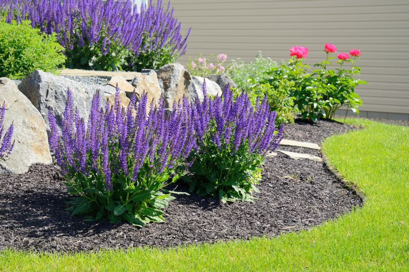 Flower Bed Mulching